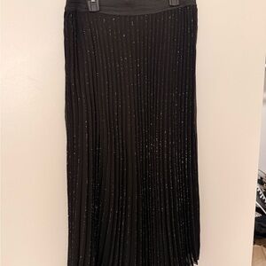 WD.NY Black Sparkle Maxi Skirt